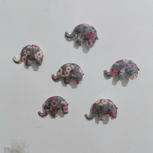 Elephant clips - light (Set of 5)