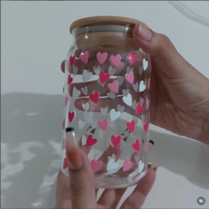 Hearts tumbler